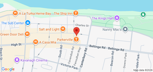 Map showing Direct Pizza Company - Herne Bay in Herne Bay